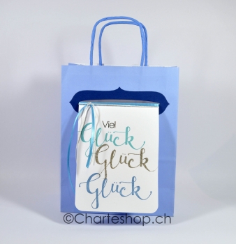 Geschenktasche Viel Glück