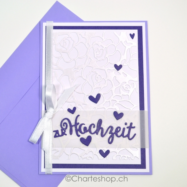 Zur Hochzeit violett